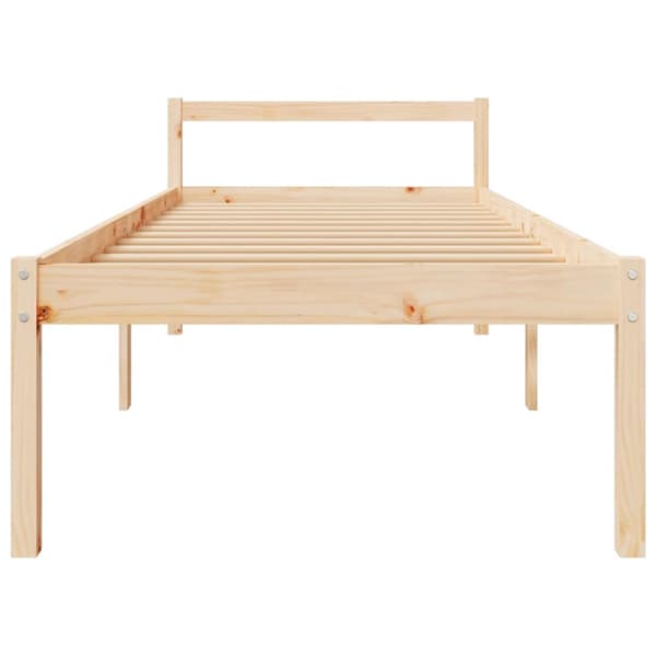 Säng 90x190 cm massiv furu