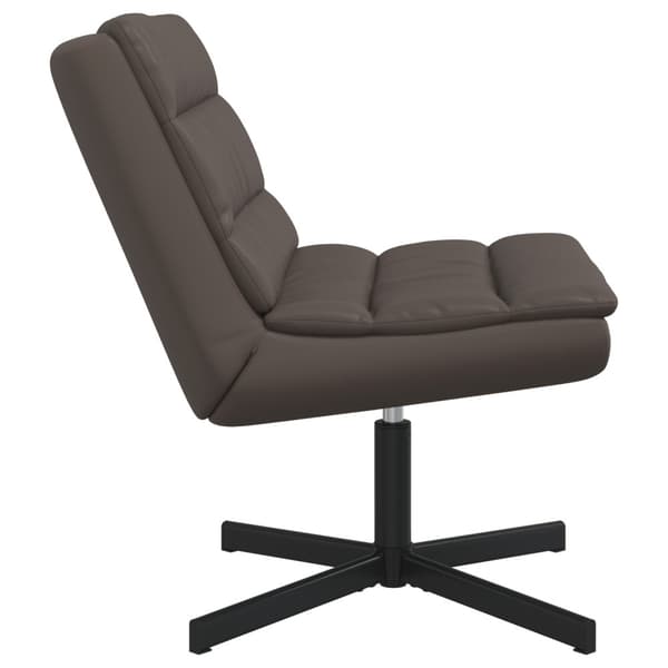 Skrivstol Brun 63 x 75 x 76 cm Glansig PU