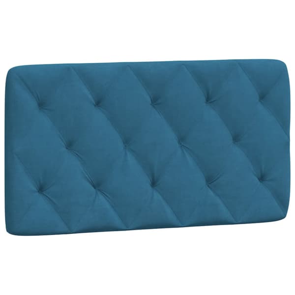 Bed Frame without Mattress Blue 100x200 cm Velvet