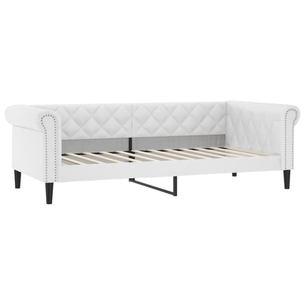Dagbädd vit 100x200 cm konstläder