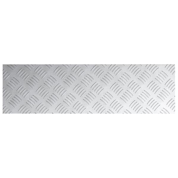 Trappsteg Rektangulär 2 pcs Silver 70 x 20 cm Aluminium