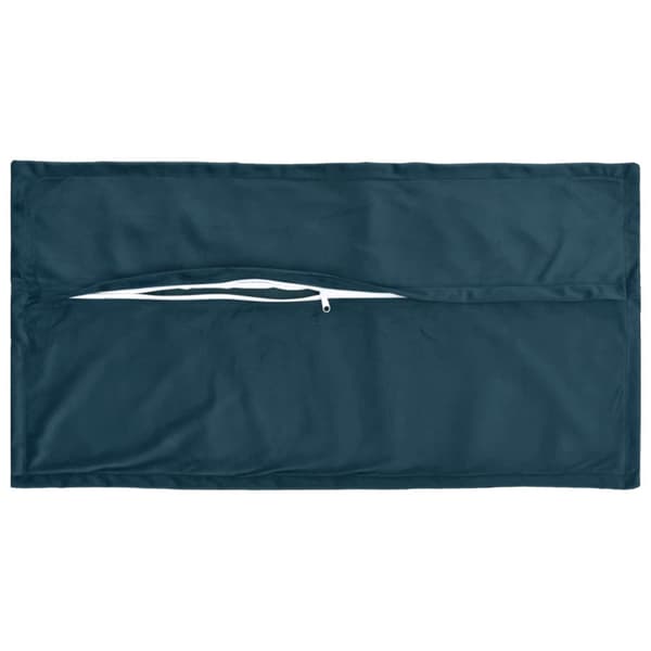Kuddöverdrag 2 st HOUTEN Blå 40 x 70 cm Sammet