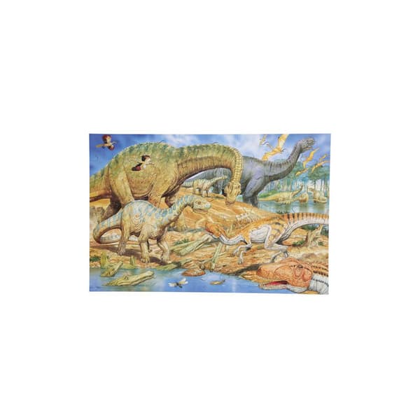 Golvpussel dinosaurier 60x40cm
