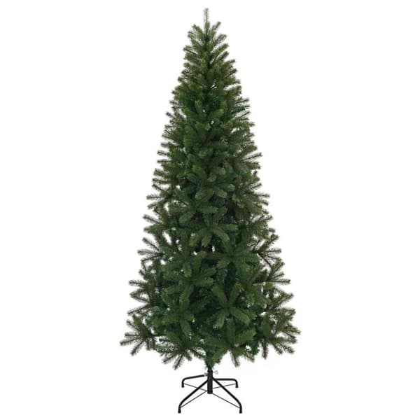 Konstgjord julgran Grön 210 cm PE och PVC