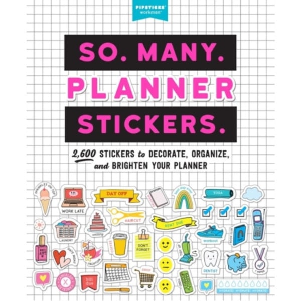 So. Many. Planner Stickers. (häftad, eng)