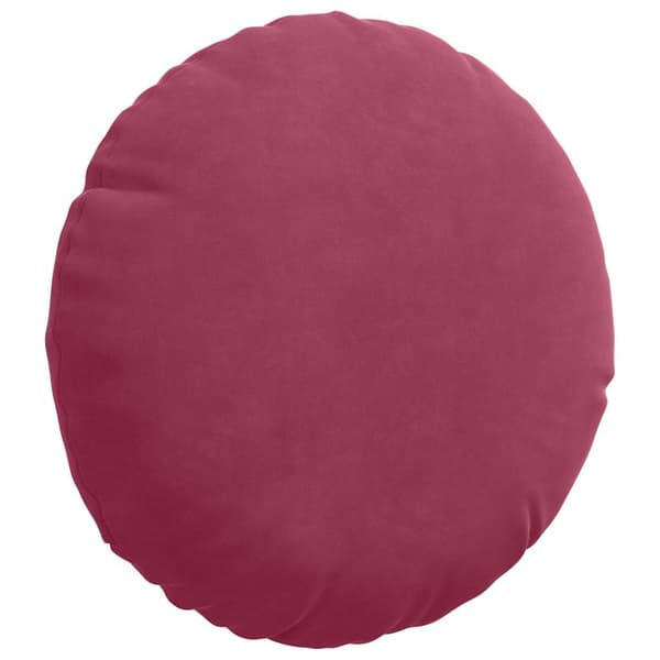 Sittkuddar 2 pcs Vinröd Ø30 x 13 cm Sammet