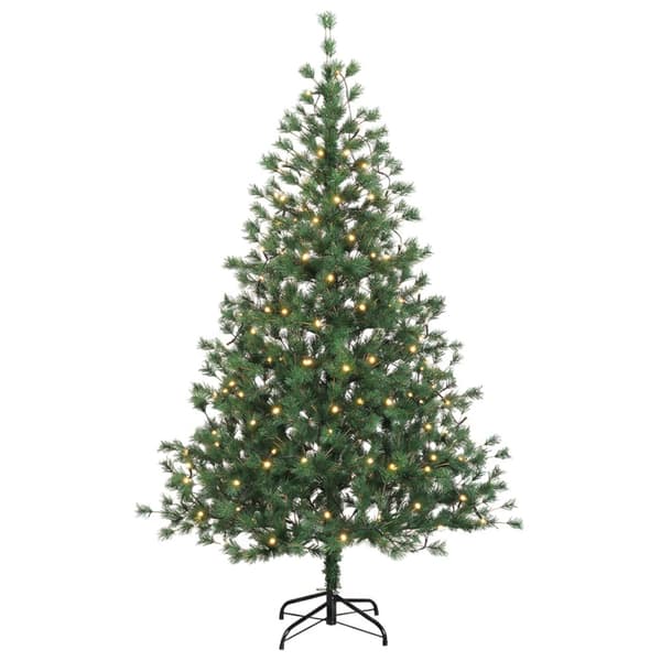 Plast Hingad Julgran 150 cm 150 LED-lampor Varmvit