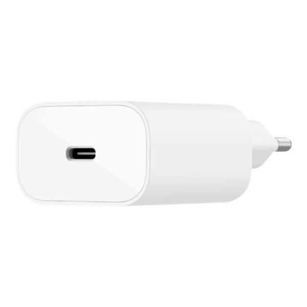 Belkin BoostCharge strömadapter - 24 pin USB-C - 25 Watt Vit