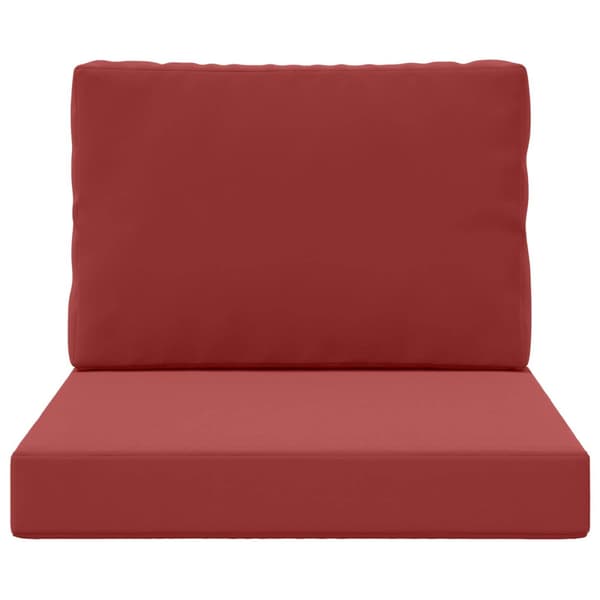 Utomhus Soffa Kudde 2 pcs Vinröd Polyester