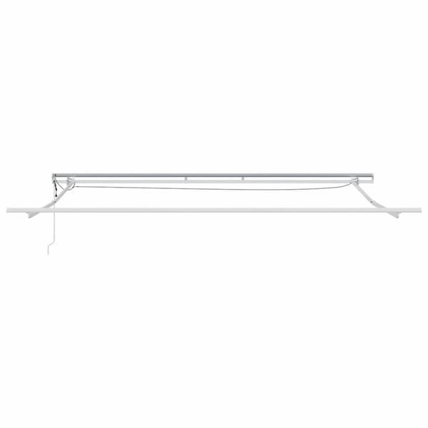 Markisram Vit 400 × 350 cm Aluminium