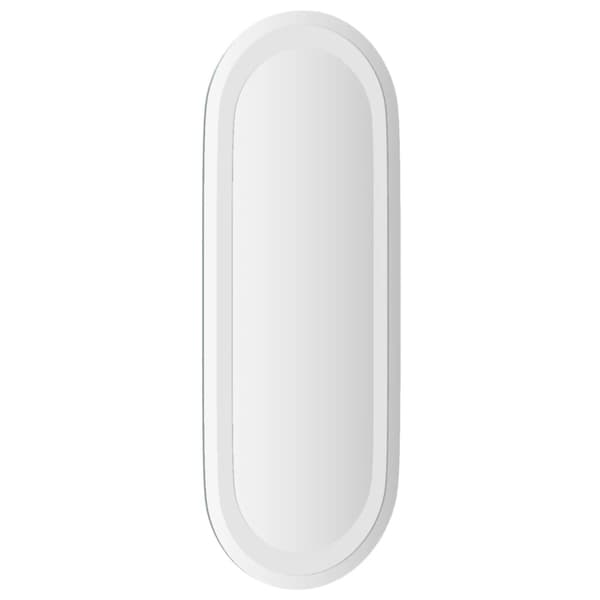 Badrumsspegel LED 50x20 cm oval