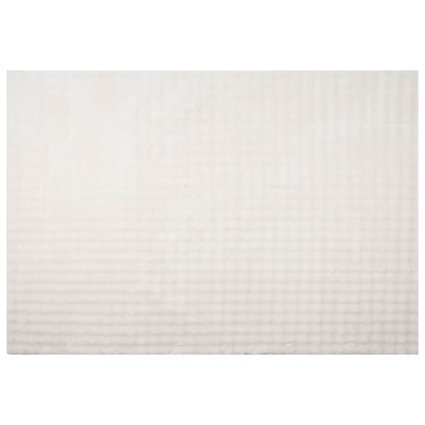 Områdesmattor Rektangulär SIROLO Kräm 230 x 160 cm Polyester