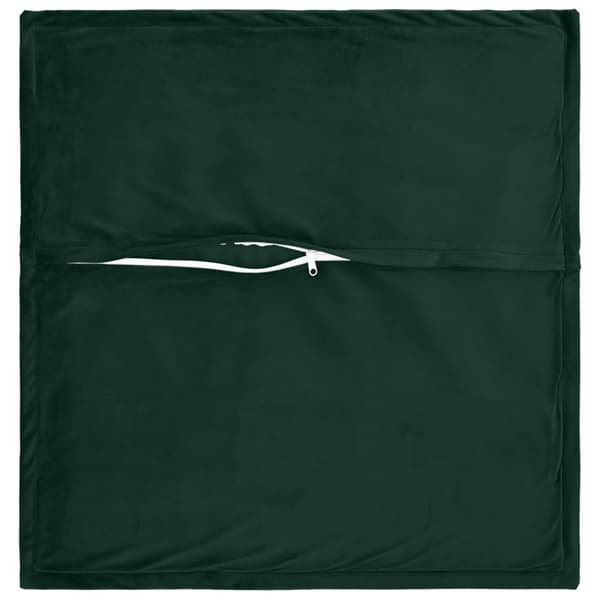 Kuddöverdrag 6 st HOUTEN Mörkgrön 65 x 65 cm Sammet
