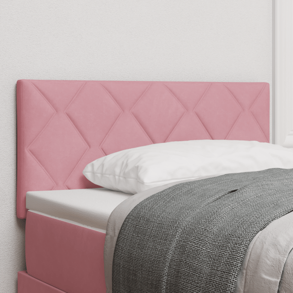 LED huvuddyna Rosa 90 cm Sammet