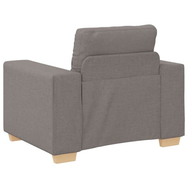 Soffa taupe 100x78x80 cm tyg