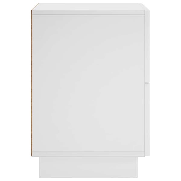 Nattduksbord Vit 33,5 x 34,5 x 50 cm Konstruerat trä