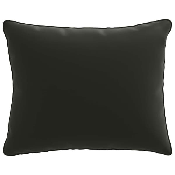 1-delad ryggkudde PUTTEN 100% Polyester Svart 50 x 40 x 15 cm