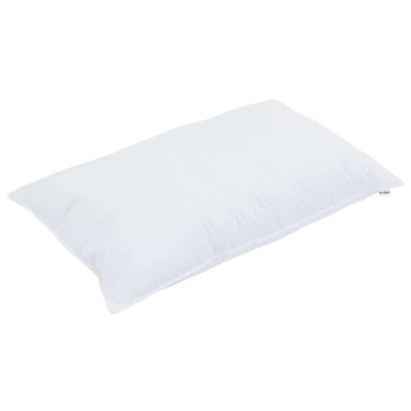 Duntäcke med kudde 2 pcs Vit Mikrofiber