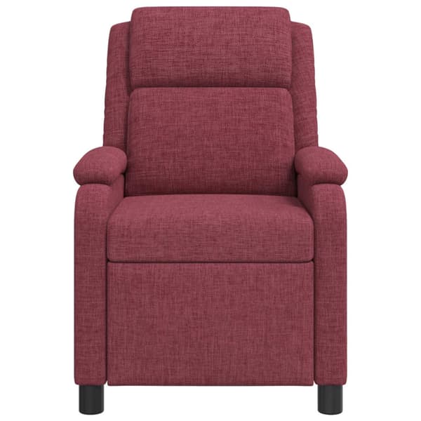 Recliner Vinröd Tyg