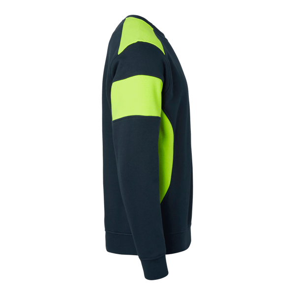 221 Sweat Navy/fluorescent yellow Unisex