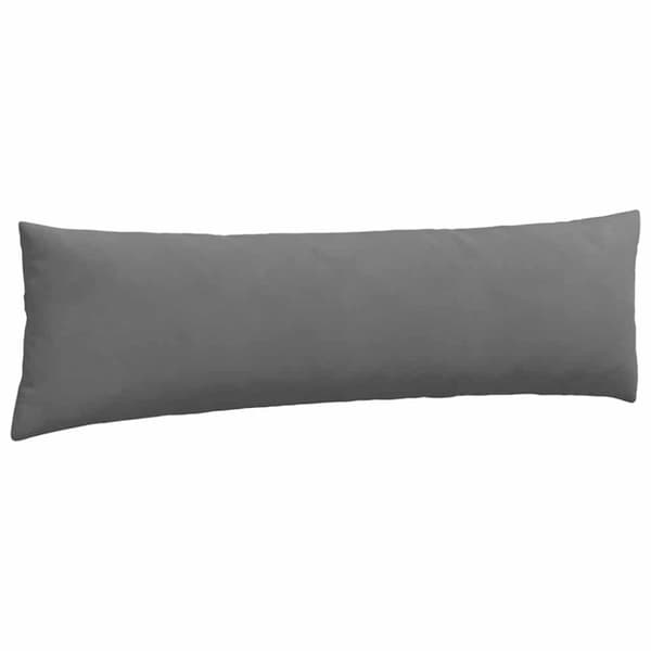 Sofakuddar 2 pcs Mörkgrå 145 x 40 cm tyg