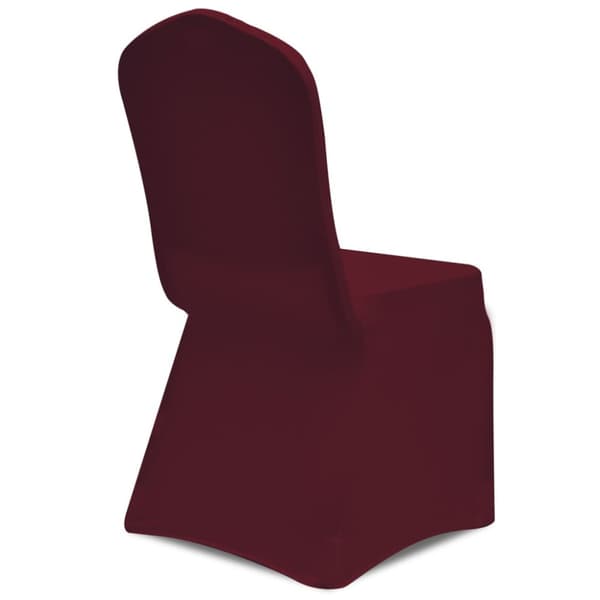 Stolklädsel Stretch Burgundy 6-pack