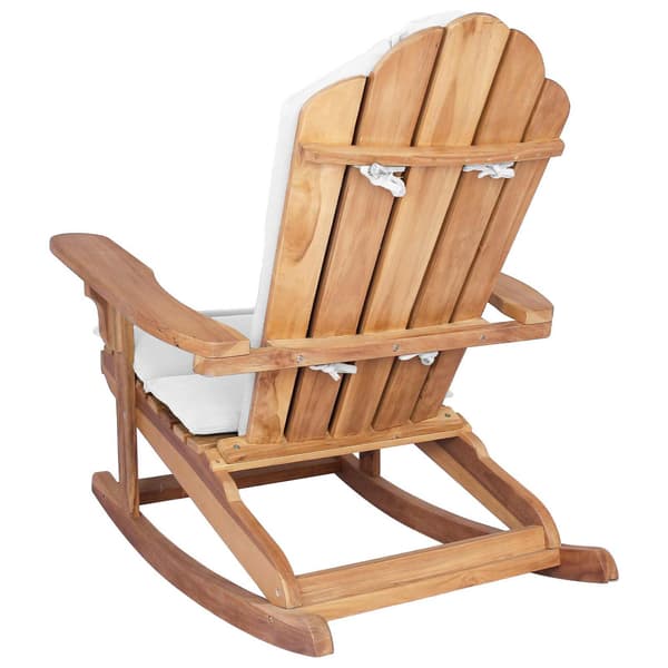 Trädgårds Adirondack Gungstol Naturlig 100% Polyester