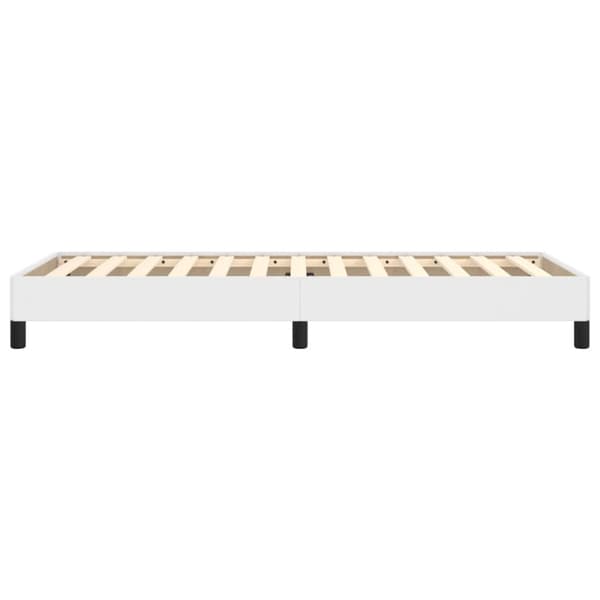 Sängram vit 80x200 cm konstläder