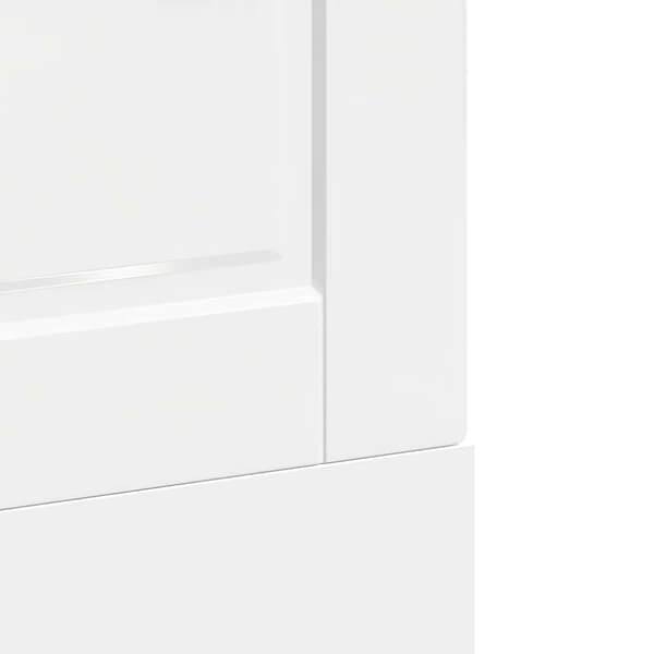 Diskmaskinspanel Porto högglans vit 60x1,5x57cm konstruerat trä