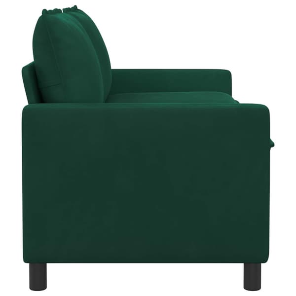 Soffa Mörkgrön 156 x 81 x 87,5 cm Sammet
