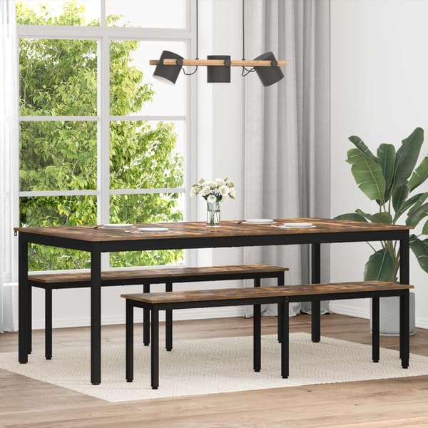 Matbord 200 x 100 x 75 cm Konstruerat trä Rektangulär