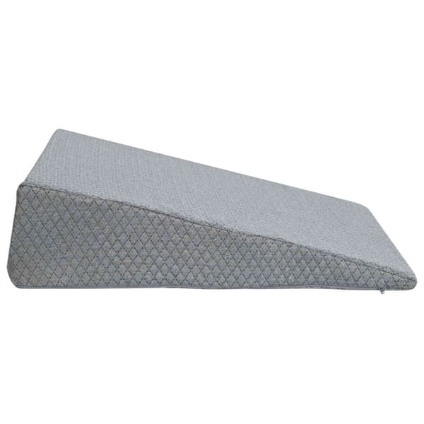 Vinklad Kudde 69 x 64 x 19 cm Medium Minneskum Grå