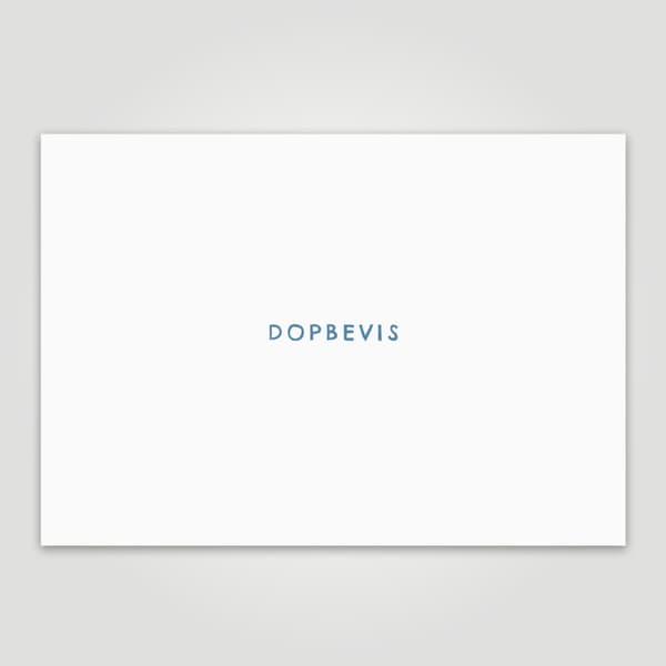 Kuvert : Dopbevis 10-pack (bok)