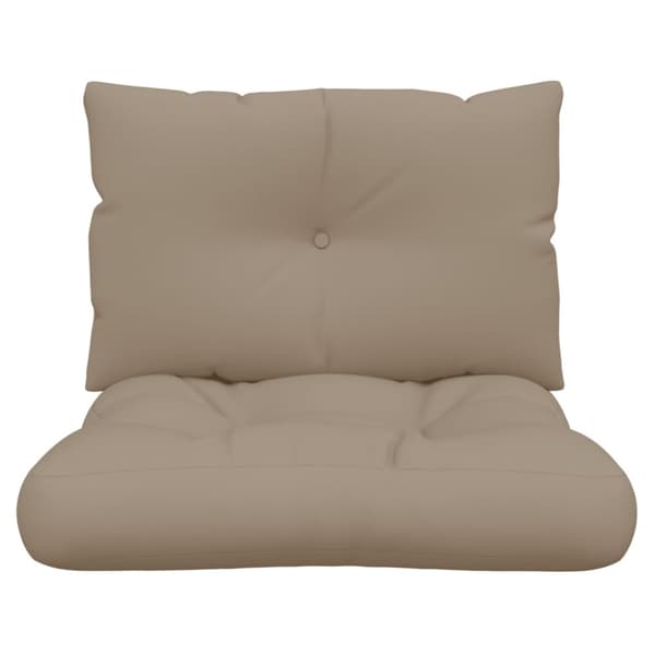 Palldynor 2 st taupe tyg
