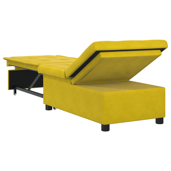 Soffsäng Gul 194 x 67 x 82 cm Sammet