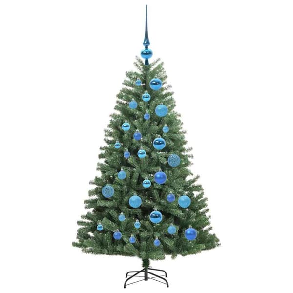 Plast Hingad Julgran Grön 120 cm PVC och metall