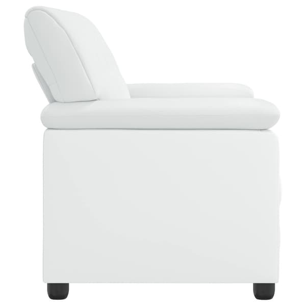 Soffa Vit 191 x 85 x 93 cm Konstläder