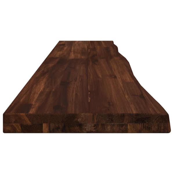 Rektangulärt Bordsskiva 90 x 50 x 3,5 cm Rektangulär Mörkbrun