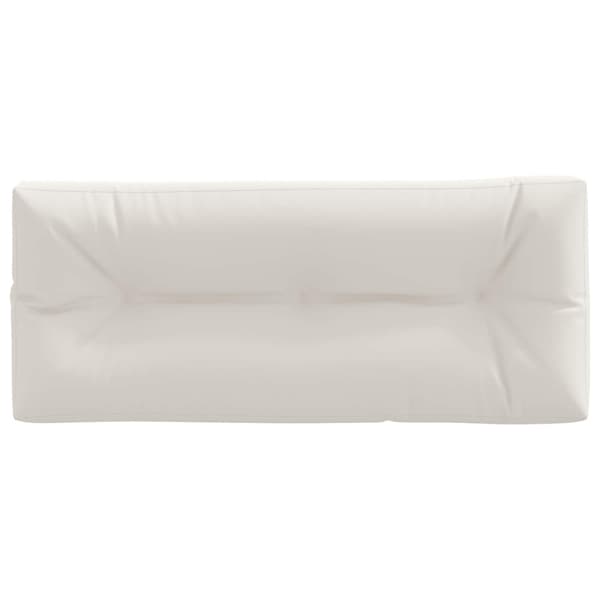 Pallryggkudde VIANEN 100% Polyester Vit 120 x 50 x 12 cm