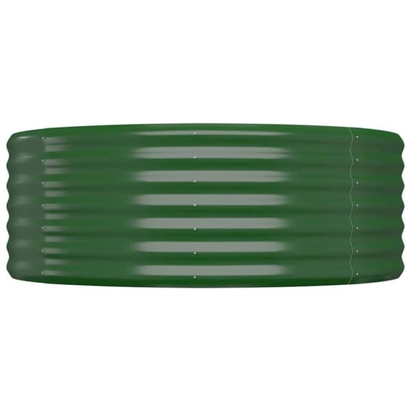 Odlingslåda galvaniserat stål 175x100x36 cm grön