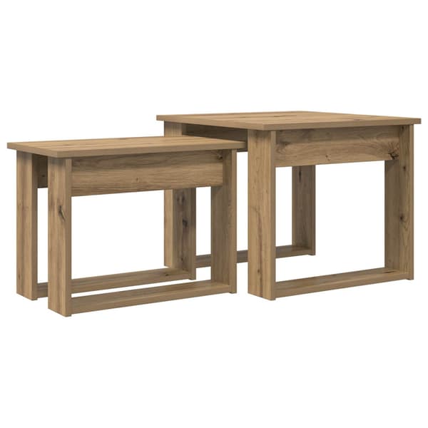 Kaffebordsset 2 pcs Artisan Ek Konstruerat trä