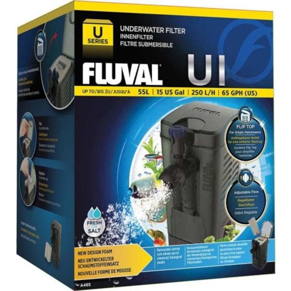 FLUVAL - Internal Filter U1 200L/H For Aquariums  <55L - (126.2465)