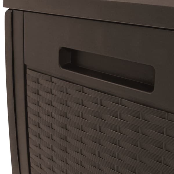 Dynbox brun 119x48x60 cm polypropen