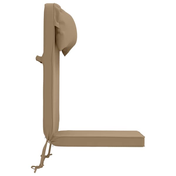 Solsängkudde 100% Polyester Taupe 55 x 124 x 5 cm