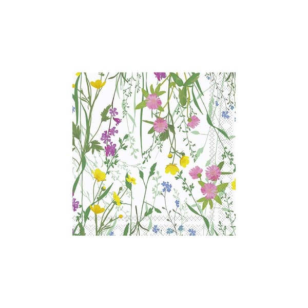 Servett Flora 2-lags 33x33cm 20/fp