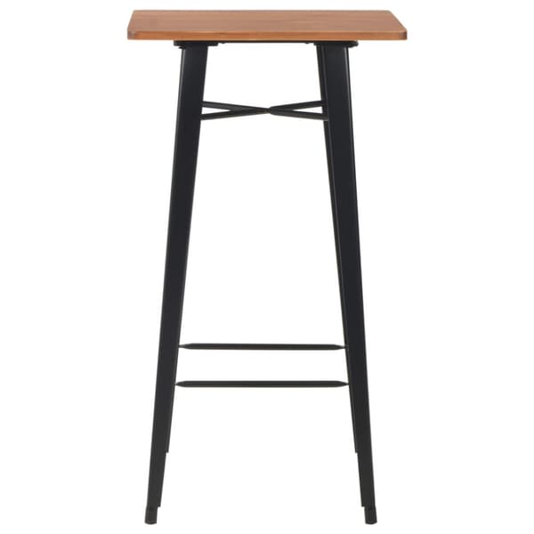 Bargrupp 3 delar stål svart