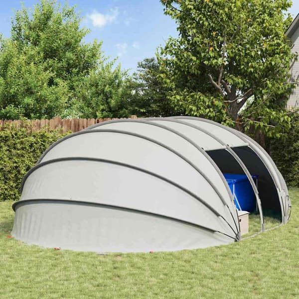 Pooltält Dome Grå 538 x 440 x 204 cm