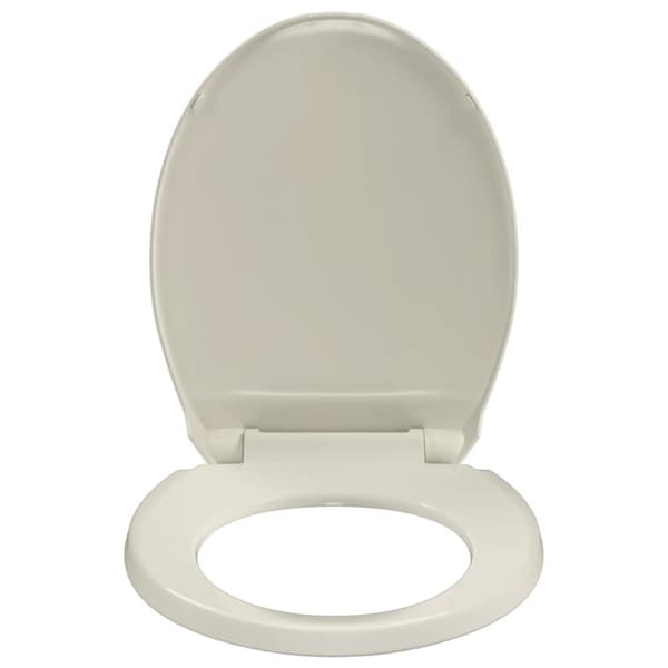 Toalettsits mjuk stängning aprikos oval