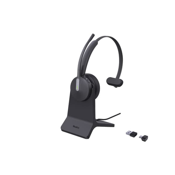 Yealink BH70 Mono - headset - USB-A via Bluetooth-adapter, USB-C via Bluetooth-adapter