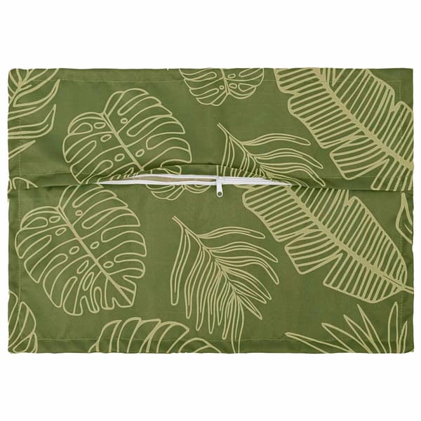 Kuddöverdrag 2 st HOUTEN Bladdesign 50 x 80 cm Polyester